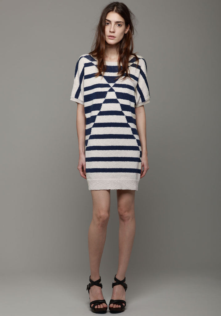 Striped Knit Dress