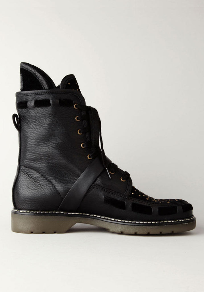 Studded Combat Boot