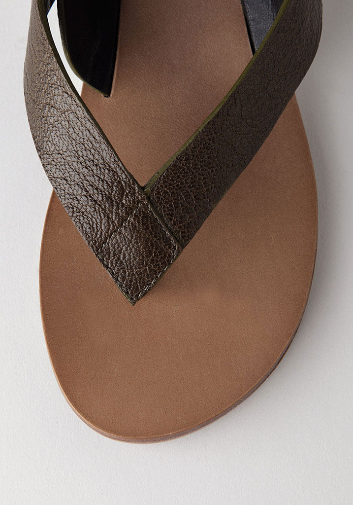 Thong Wedge w/ Ankle Cuff