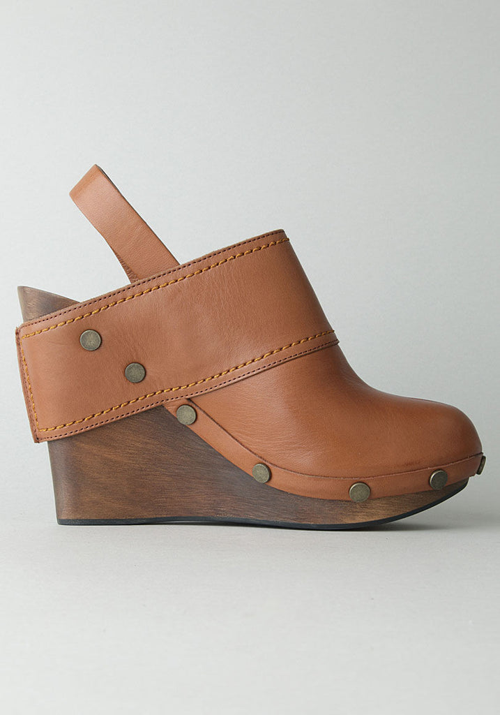 Wooden Wedge Heel