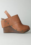 Wooden Wedge Heel