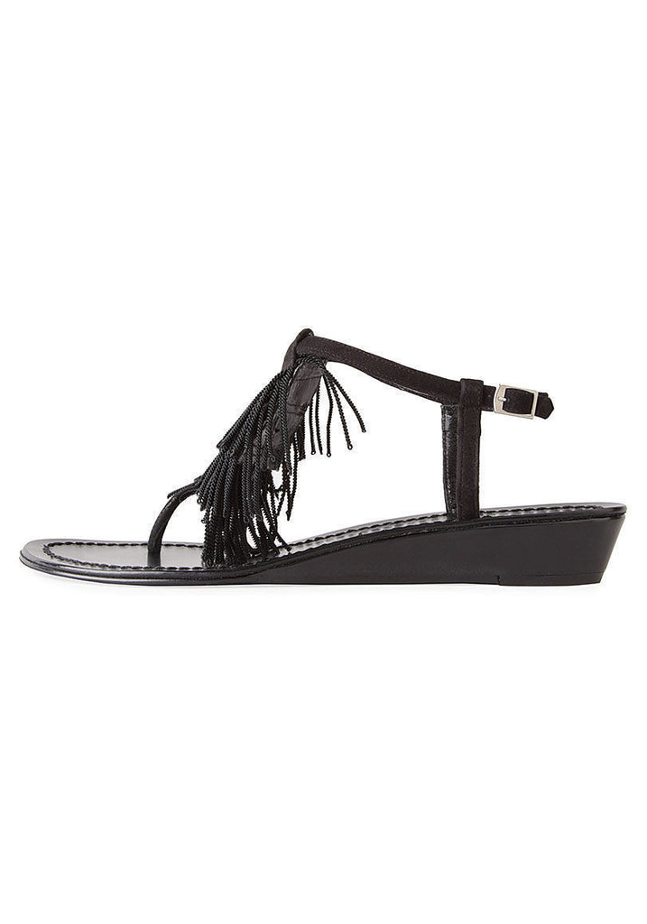 Flat Fringe Sandal