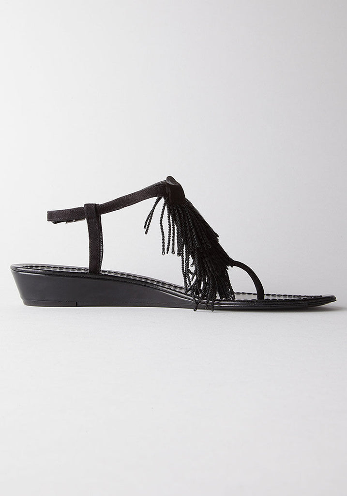 Flat Fringe Sandal
