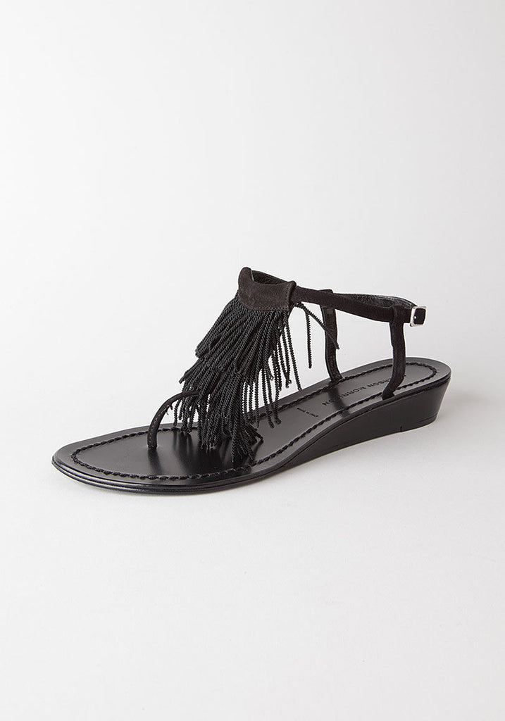 Flat Fringe Sandal