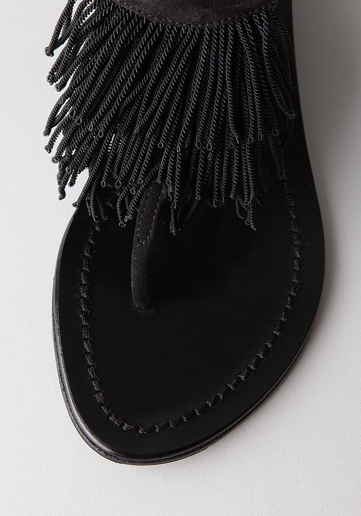 Flat Fringe Sandal