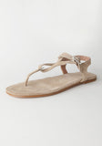 Flat Suede Sandal