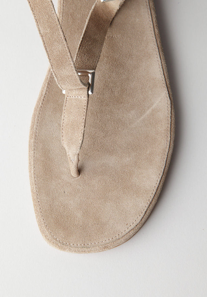 Flat Suede Sandal