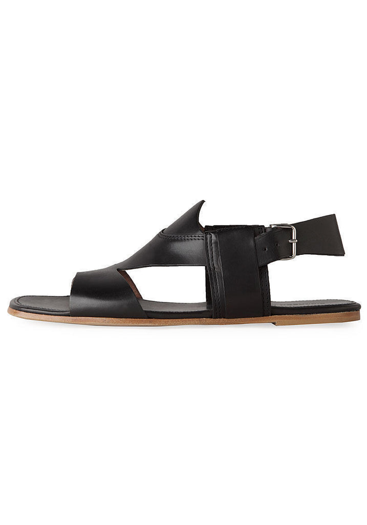 Leather Flat Sandal