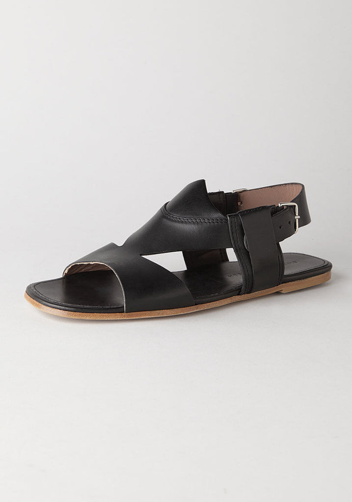 Leather Flat Sandal