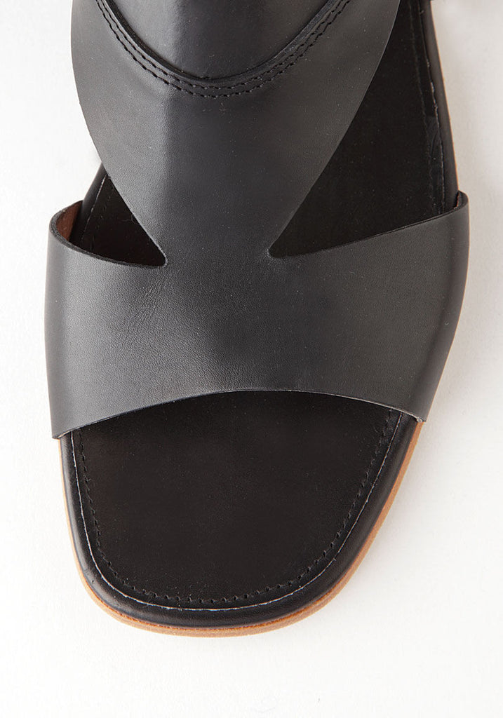 Leather Flat Sandal