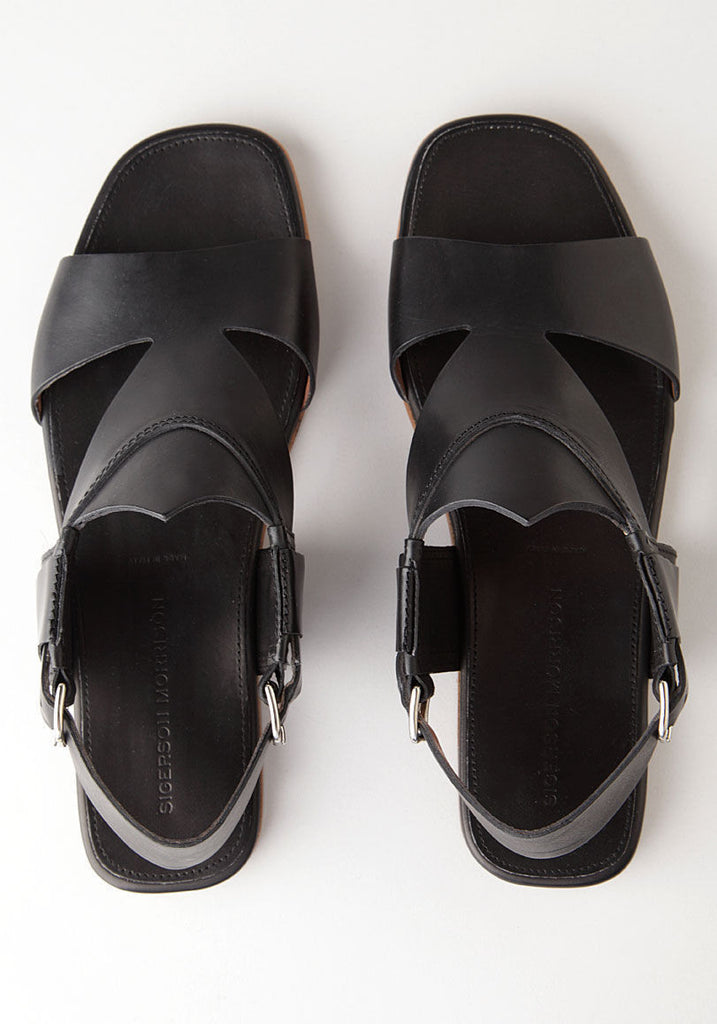 Leather Flat Sandal