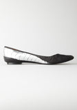 Pointed Croc Flat