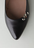 Pointy Toe Flat With Studs