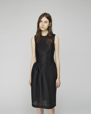 Gathered Neoprene Skirt