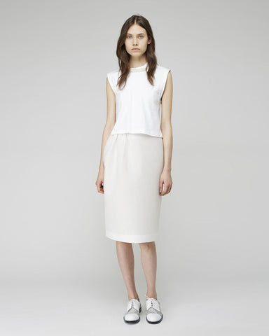 Gathered Neoprene Skirt