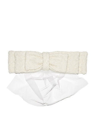 Tweed Sparkle Bow
