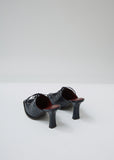 Stella Embossed Croc Mule