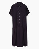 Dropped Waist Shirtdress