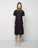 Dropped Waist Shirtdress