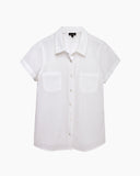 Georgette Eyelet Top