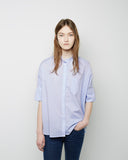 Oversized Stand Collar Shirt