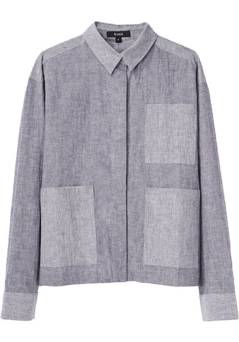 Chambray Patch Pocket Shirt