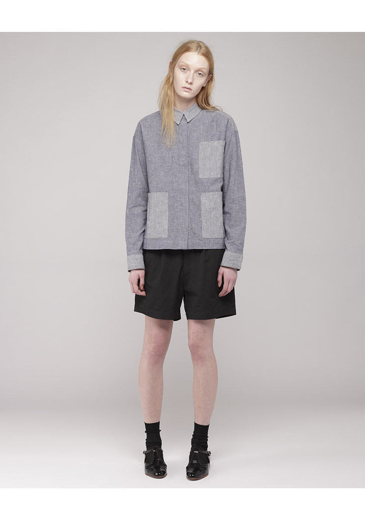 Chambray Patch Pocket Shirt