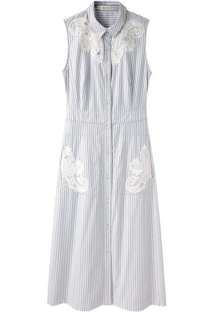 Embroidered Shirtdress