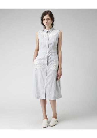 Embroidered Shirtdress