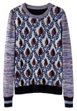 Mixed Jacquard Pullover