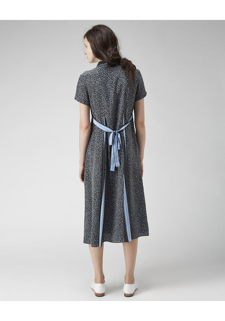 Mixed Print Shirtdress