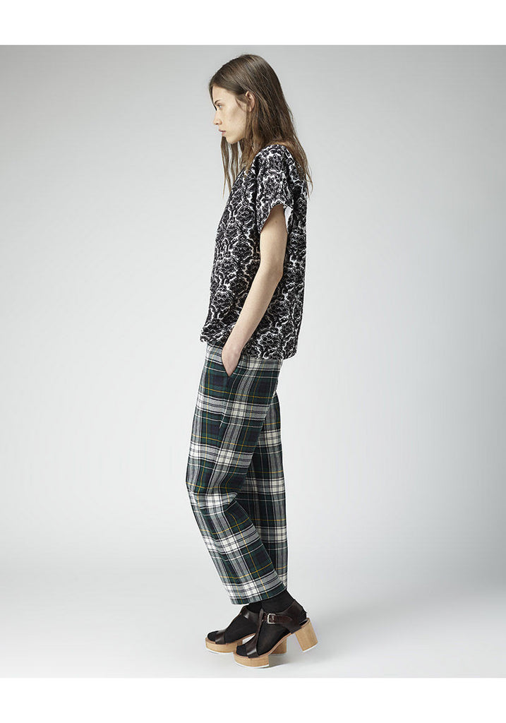Plaid Trouser