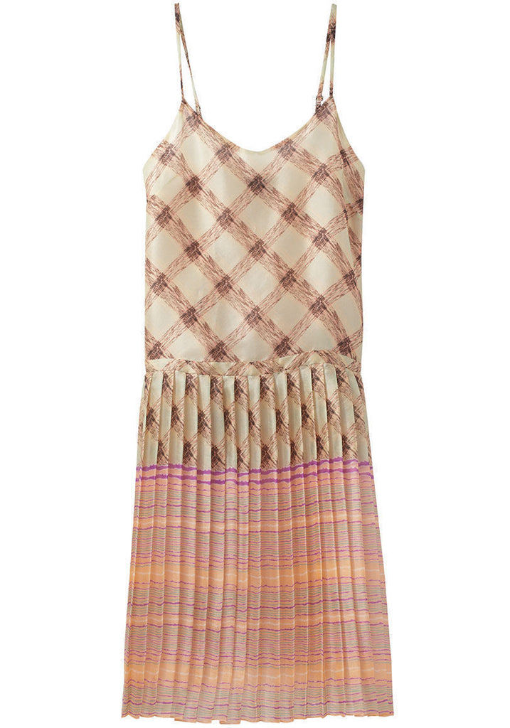 Pleated Camisole Dress