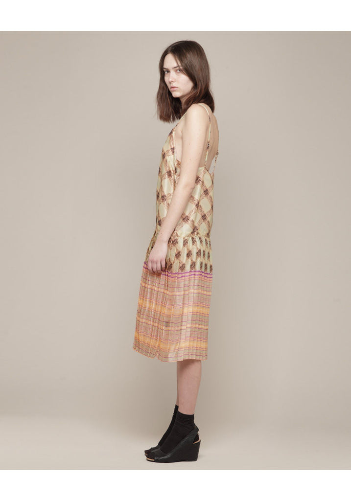 Pleated Camisole Dress