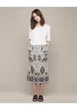 Printed Cargo Skirt