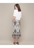 Printed Cargo Skirt