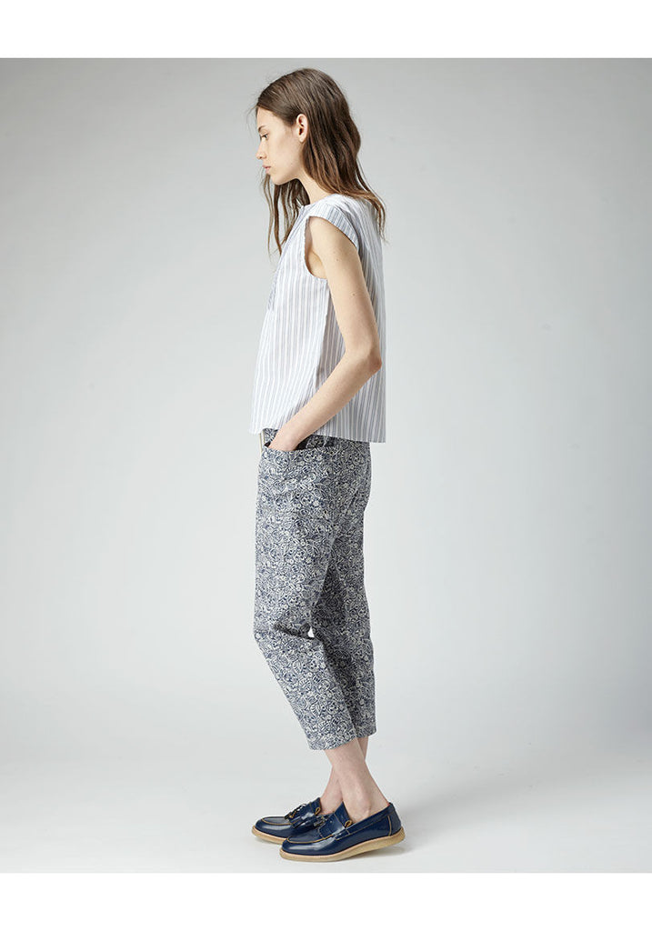 Printed Cropped Pant