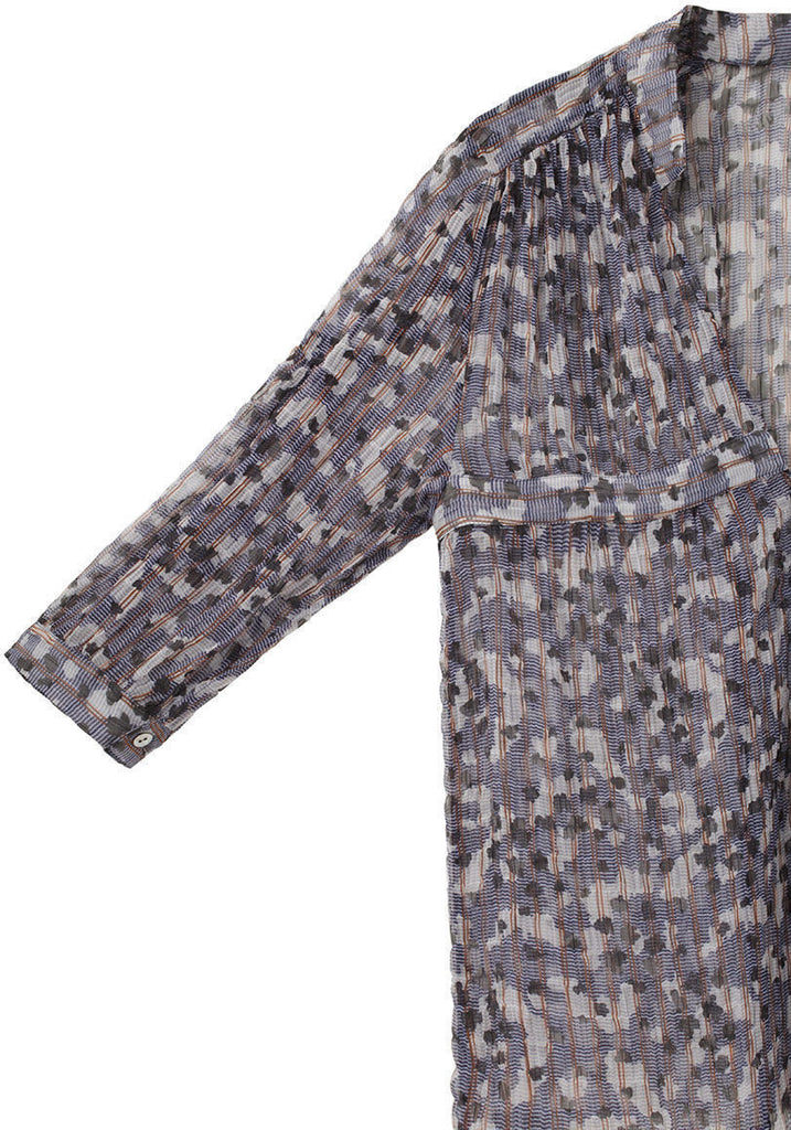 Shirred Chiffon Blouse