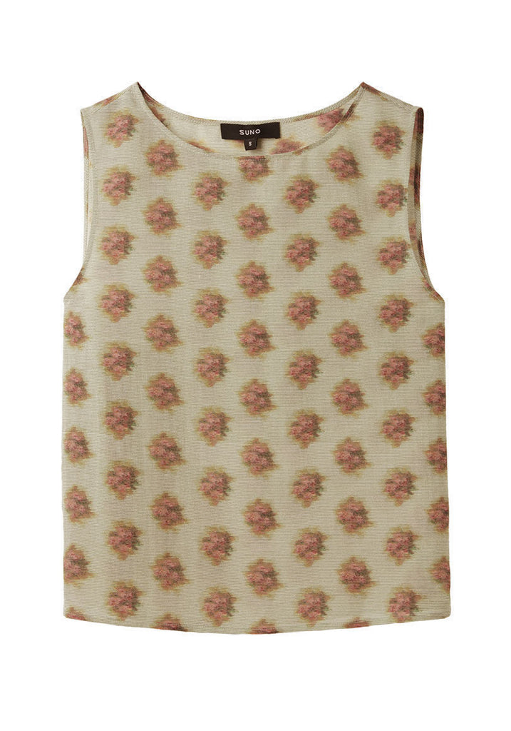 Sleeveless Shell Top