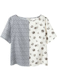 Split Print Top
