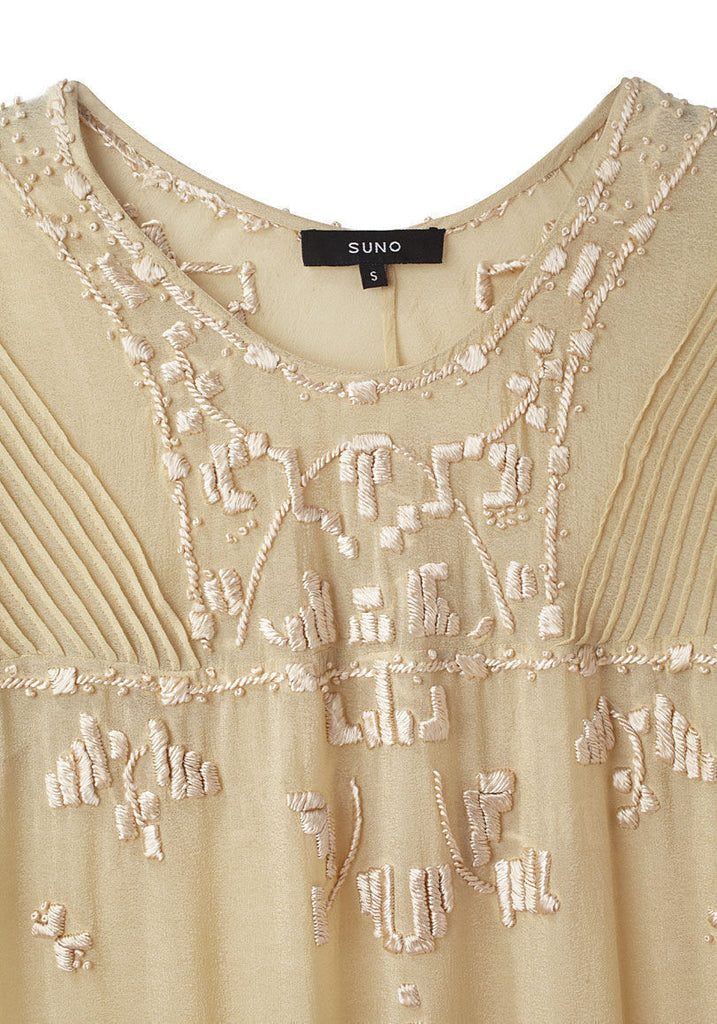 Thread Embroidery Dress