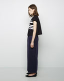 Wrap Pleat Long Skirt
