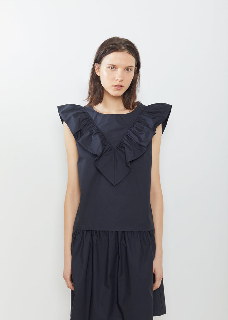 Vendredi Ruffle Sleeveless Blouse
