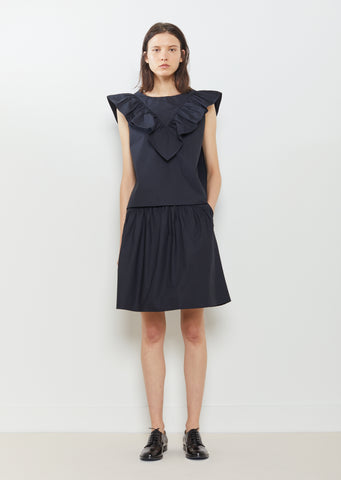 Solid Poplin Skirt