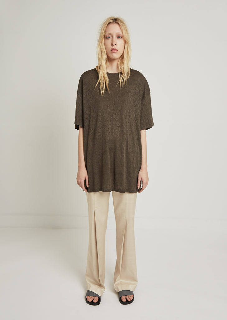 Olga Linen Oversized Tee