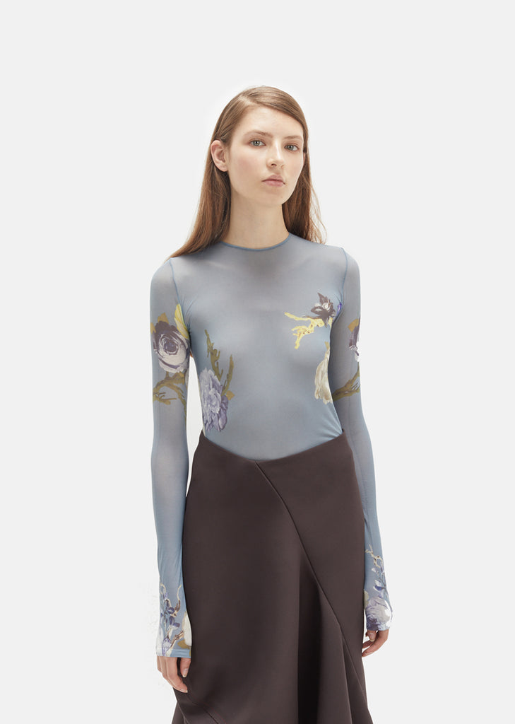 Niala Long Sleeve Flower Top