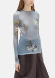Niala Long Sleeve Flower Top