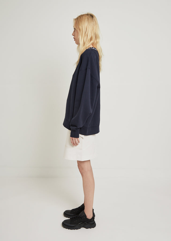 Yana Ribbed Oversized Sweatshirt