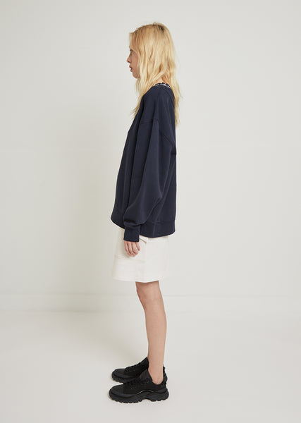 Yana Ribbed Oversized Sweatshirt by Acne Studios- La Garçonne