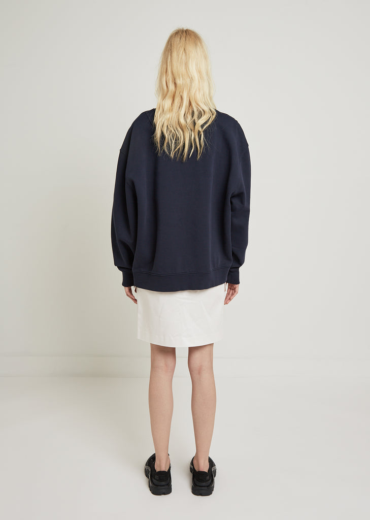 Yana Ribbed Oversized Sweatshirt